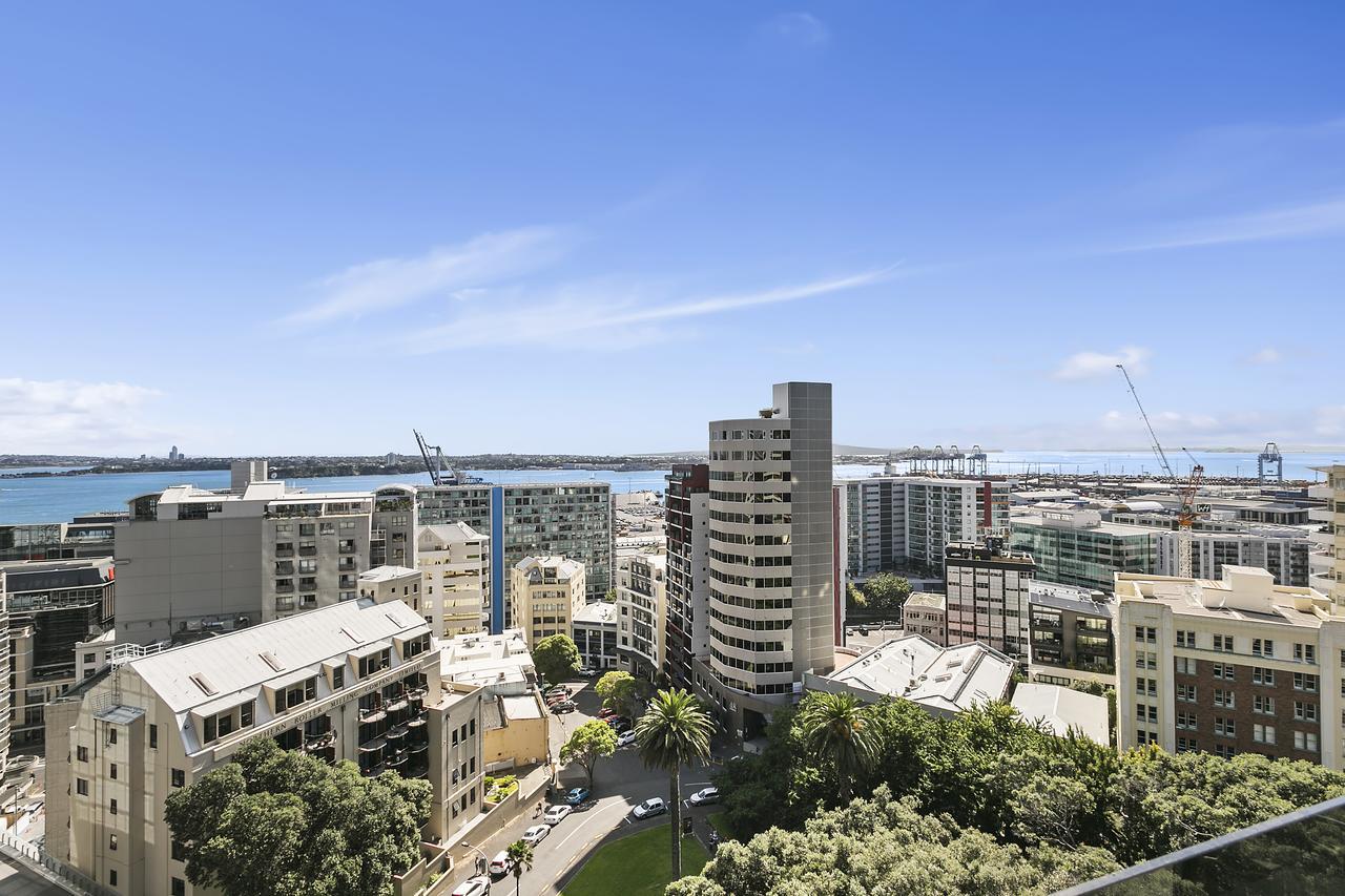 Central 12Th Floor Apt With City & Harbour Views Auckland Exterior foto